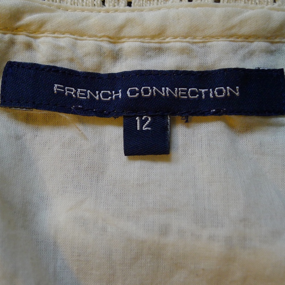 French Connection Cotton Lace Mini Dress - Picture 6 of 7